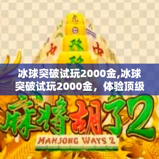 冰球突破试玩2000金,冰球突破试玩2000金，体验顶级冰雪运动的乐趣
